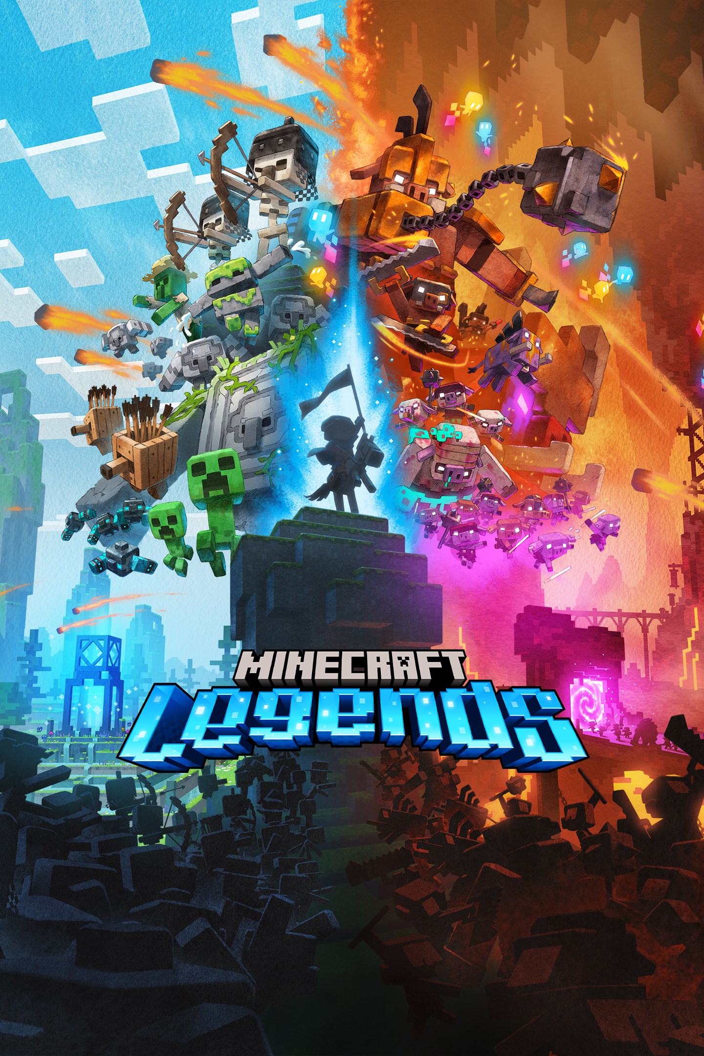 Imagem da caixa de Minecraft Legends